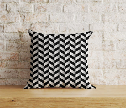 Chevron Linen Cushion Covers Zigzag Pattern Throw Cushion