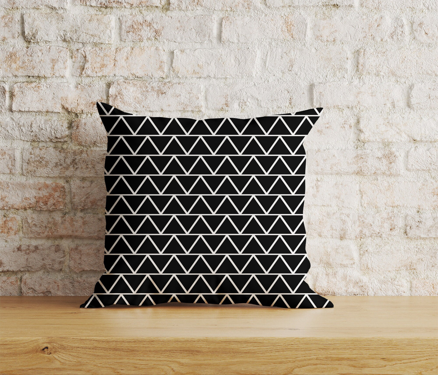 Chevron Linen Cushion Covers Zigzag Pattern Throw Cushion