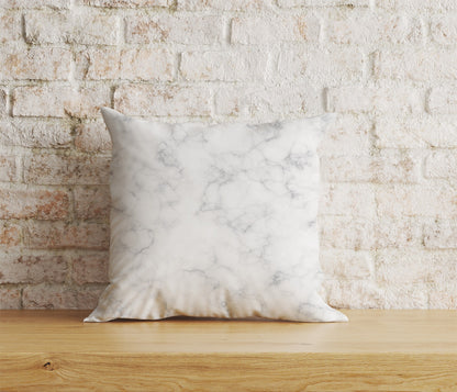 Marble Cushion Cover Grey Watercolor Marbled Stone Pillowcase