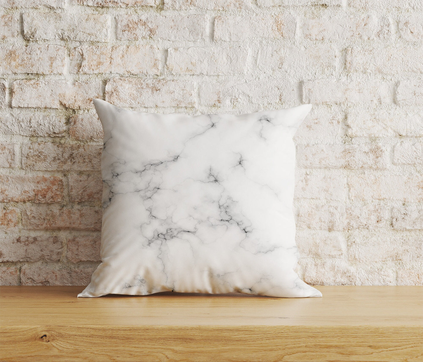 Marble Cushion Cover Grey Watercolor Marbled Stone Pillowcase