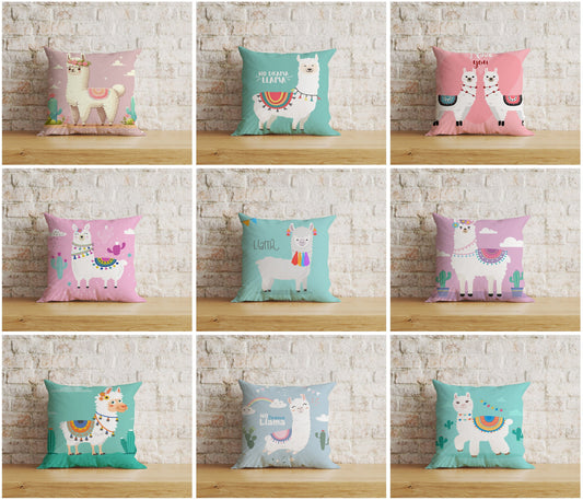 LLama Cushion Cover Lama Pillow Cover Alpaca Throw Cushions