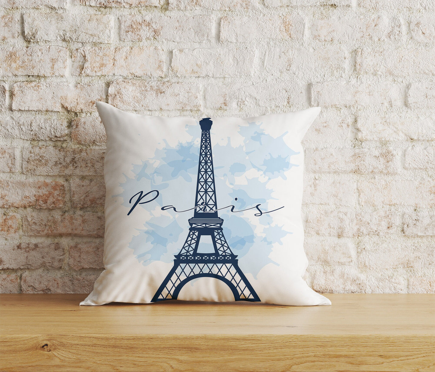 Paris Eiffel Tower Cushion Cover Abstract Paris Pillow Cover