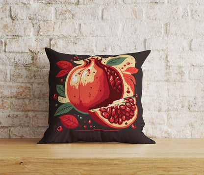 Pomegranate Cushion Cover Fresh Fruit Vintage Pillow Cover