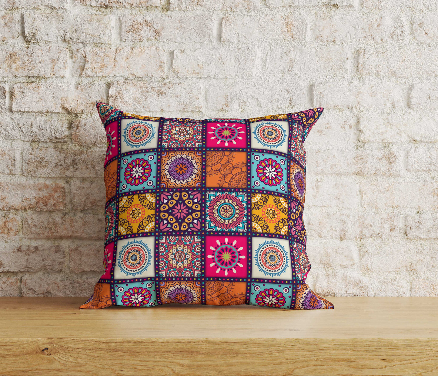 Mandala Pillow Cover Geometric Design Cushion Covers UK