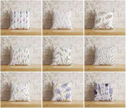 Lavender Cushion Cover Purple Pillow Case Lilac Cushion Case