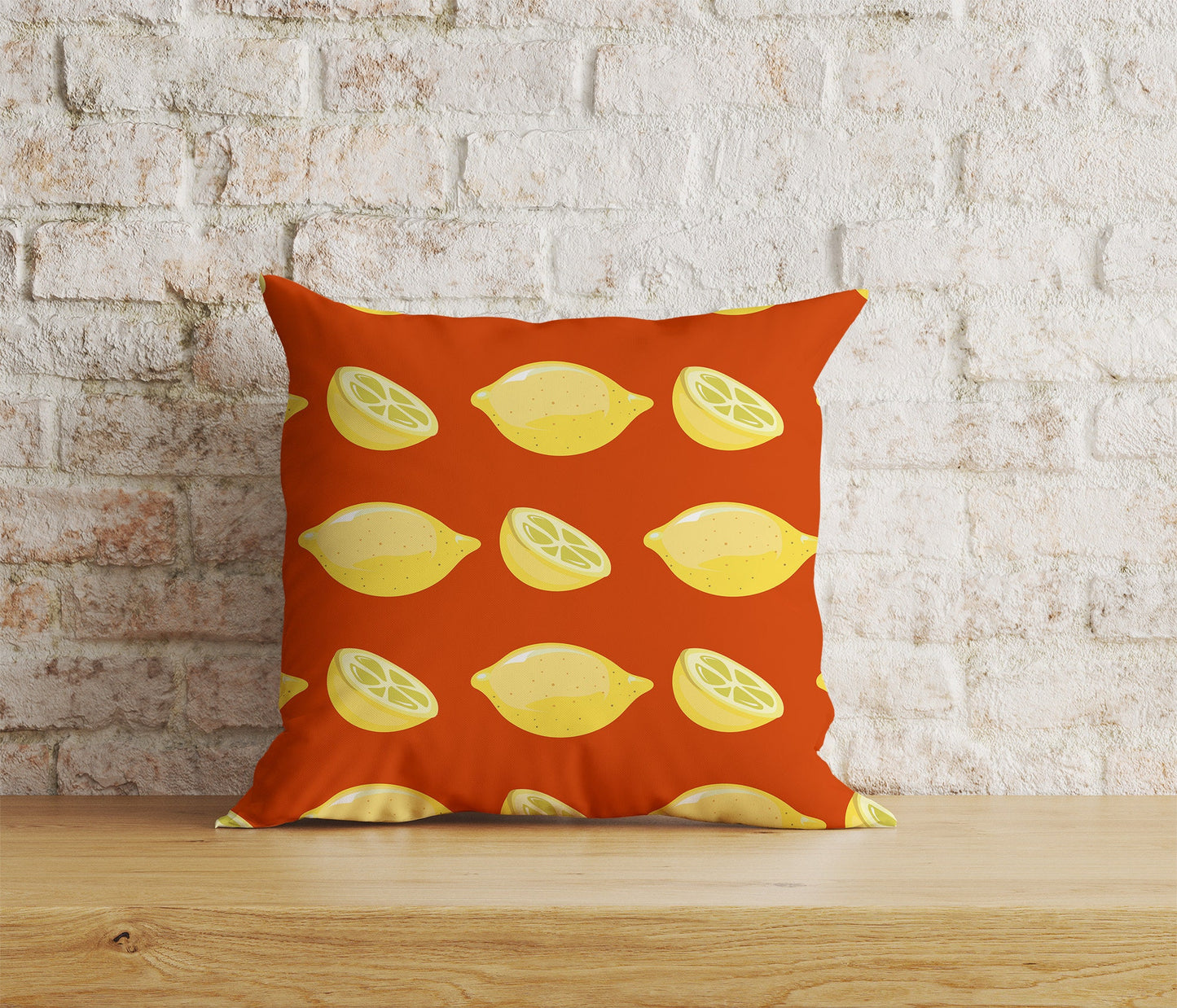 Red Lemon or Grapefruit Cushion Covers Kitchen Decoration