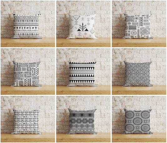 Ethnic African Design Rustic Geometric Decor Cushion Covers