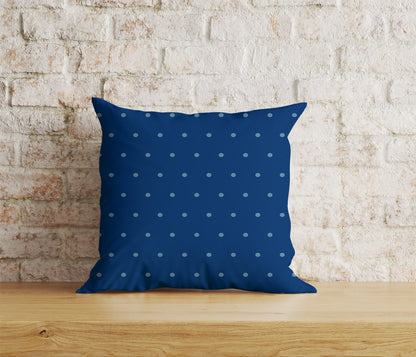 Blue Polka Dots Cushion Covers Polka Dots Pillow Covers