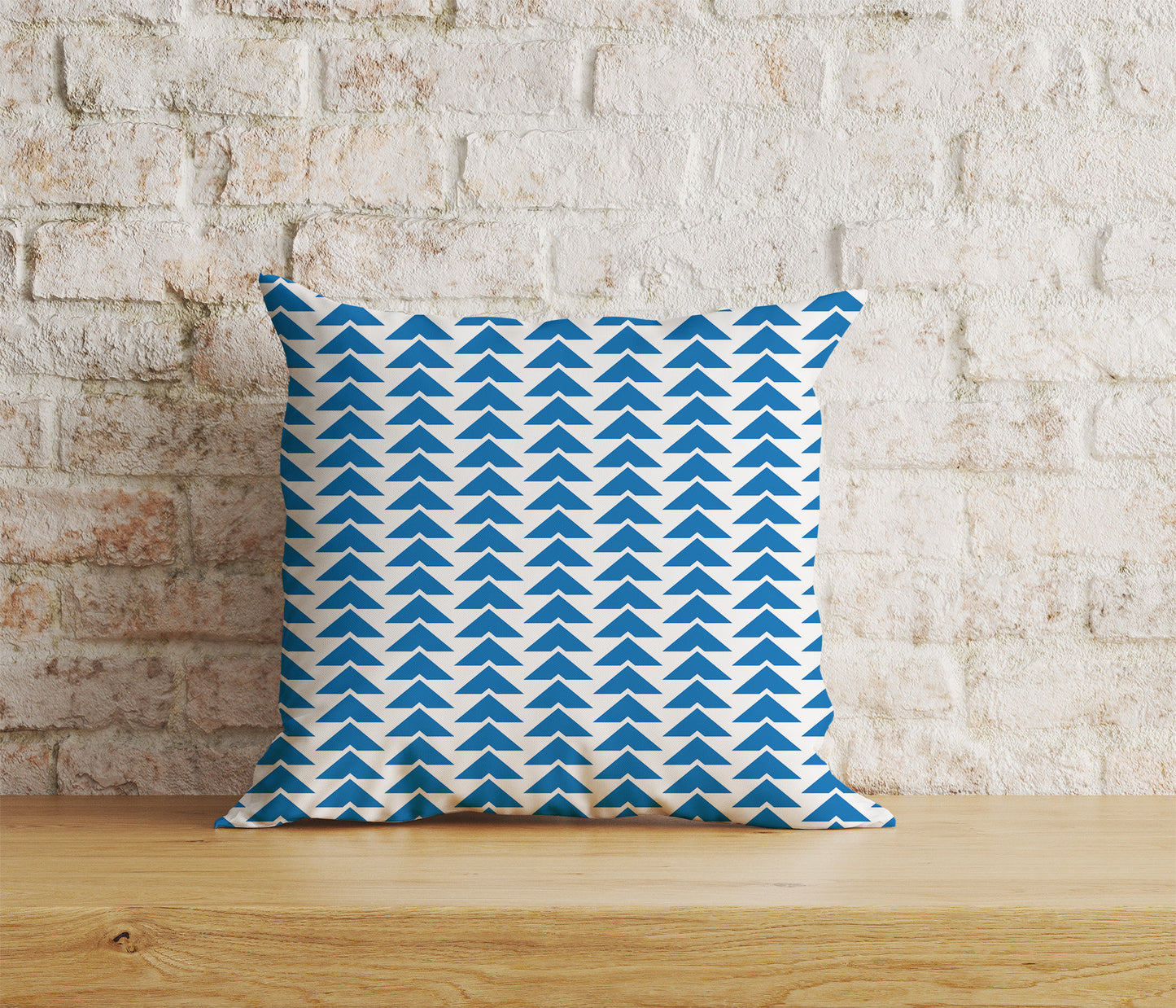 Herringbone Cushion Cover Blue Herringbone Pillowcase