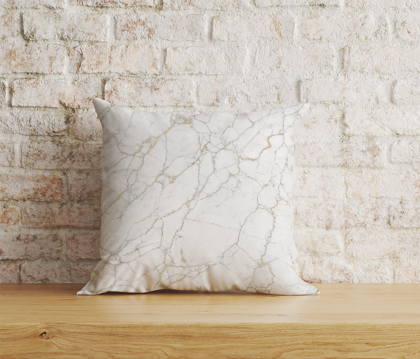 Marble Cushion Cover Grey Watercolor Marbled Stone Pillowcase