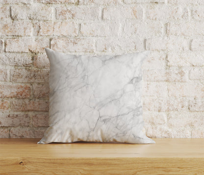 Marble Cushion Cover Grey Watercolor Marbled Stone Pillowcase