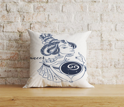 Zodiac Astrology Aquarius Aries Leo Virgo Cushion Cover