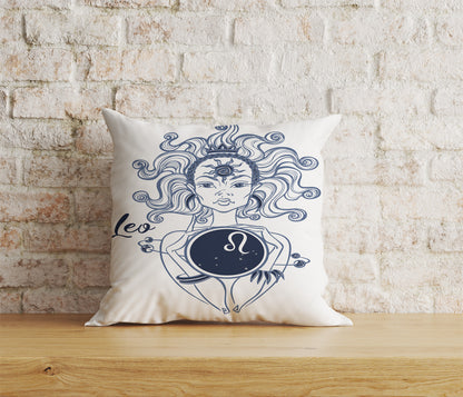 Zodiac Astrology Aquarius Aries Leo Virgo Cushion Cover