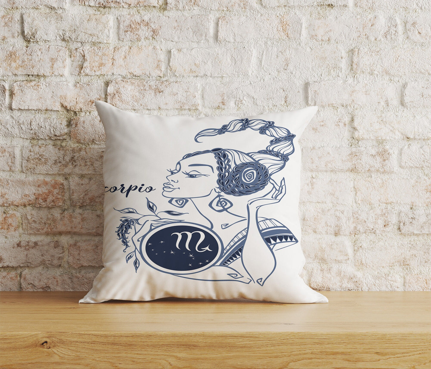 Zodiac Astrology Aquarius Aries Leo Virgo Cushion Cover