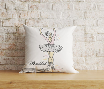 Ballet Dancer Cushion Covers Dancer Pillow Covers