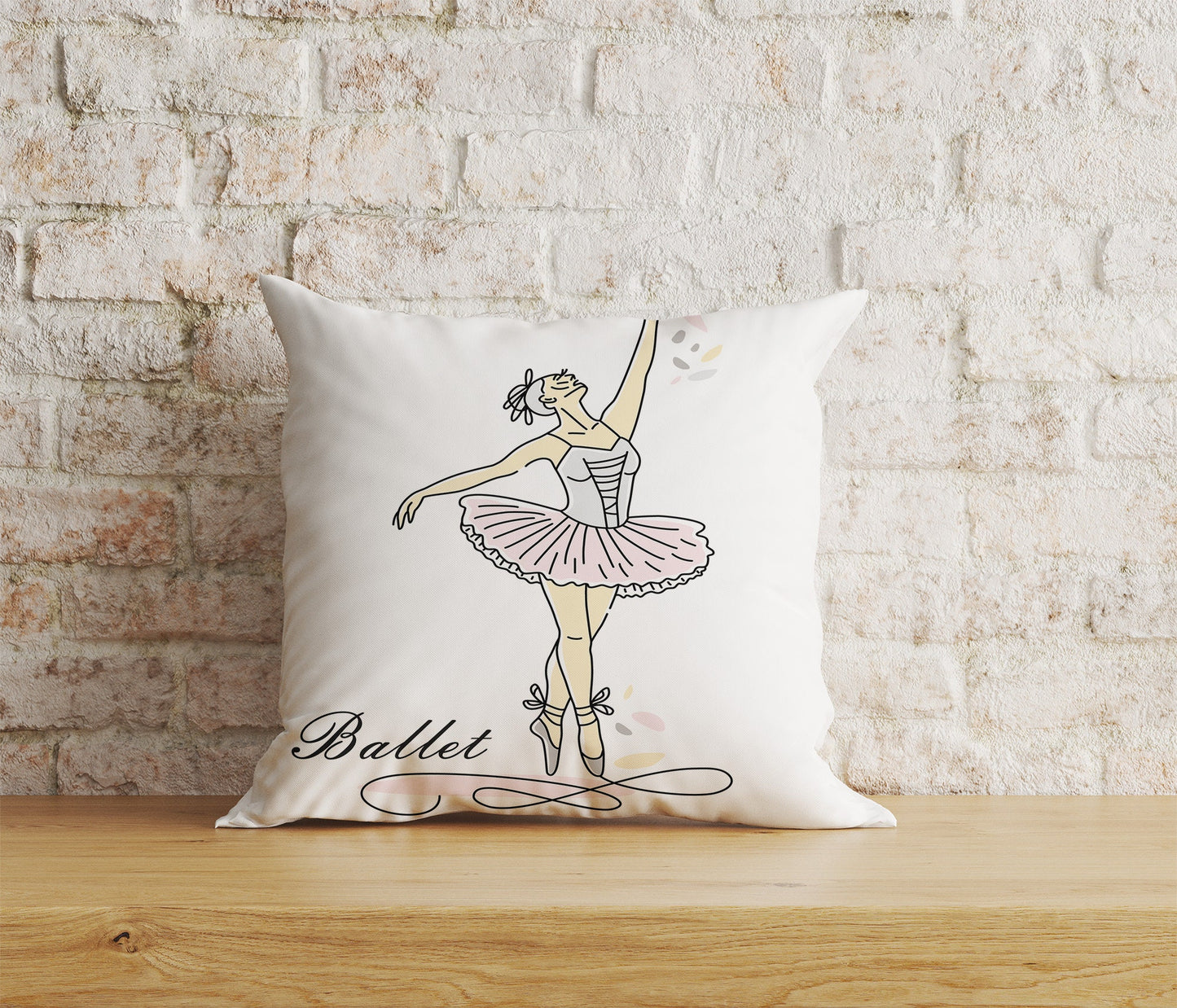 Ballet Dancer Cushion Covers Dancer Pillow Covers