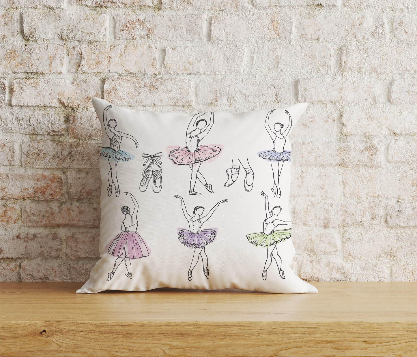 Ballet Dancer Cushion Covers Dancer Pillow Covers