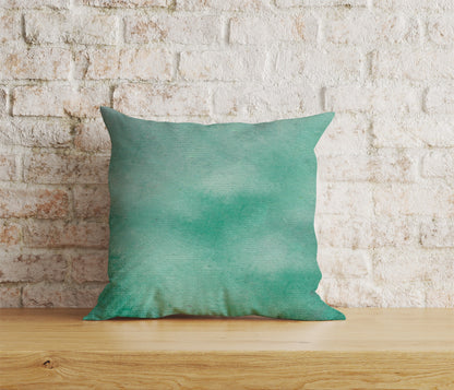 Abstract Green Print Cushion Cover Rusty Green Pillow Cover