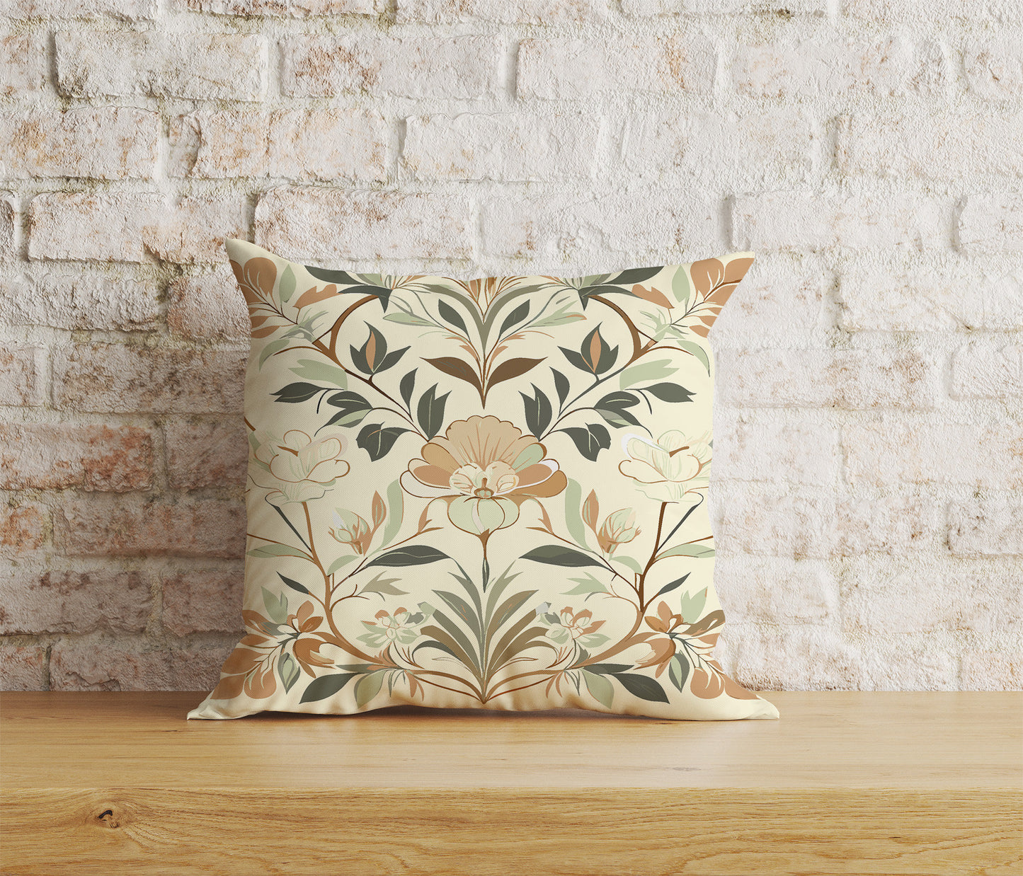 Floral Cushion Covers Handdrawn Floral Throw Cushions