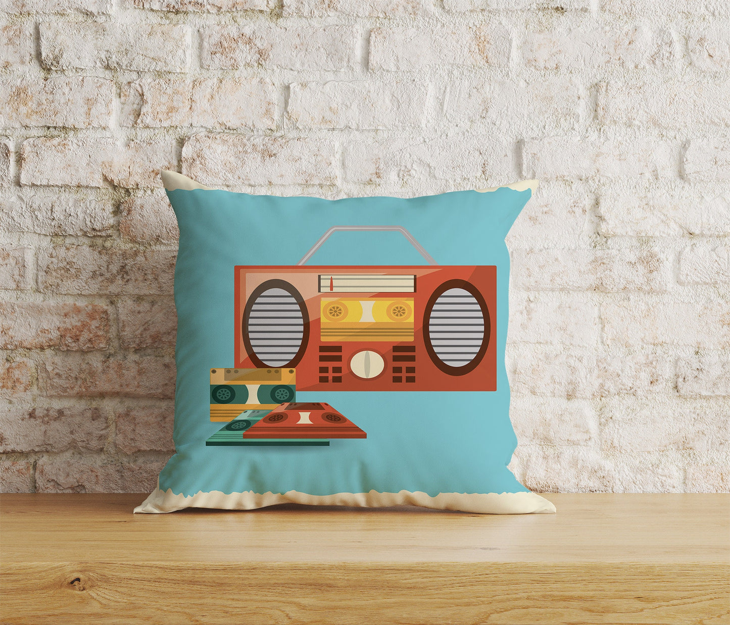 Retro Radios Cushion Cover Vintage Radio Throw Cushions