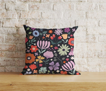 Timeless Floral Print Tropical Exotic Cushion Cover