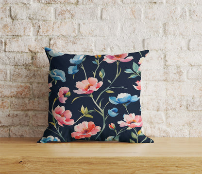 Timeless Floral Print Tropical Exotic Cushion Cover