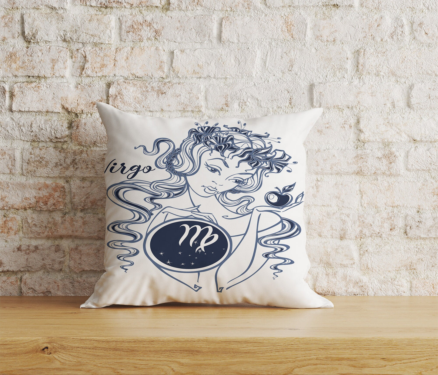 Zodiac Astrology Aquarius Aries Leo Virgo Cushion Cover