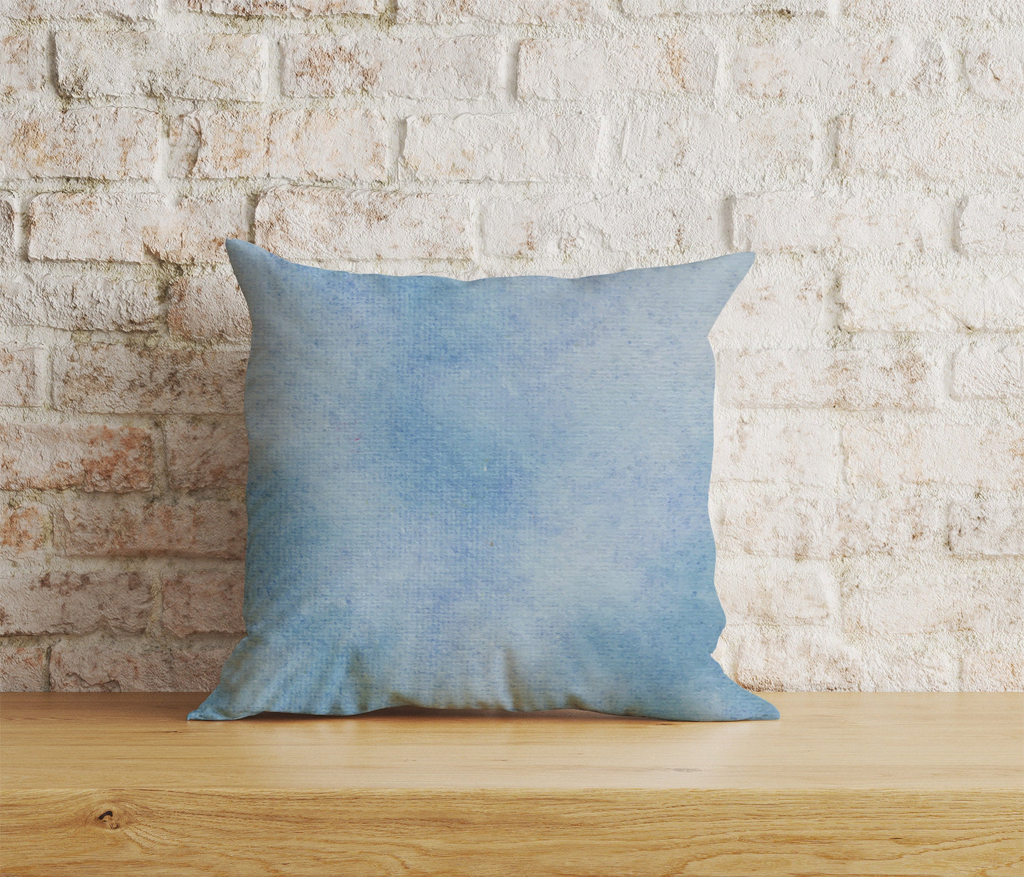 Abstract Blue Print Cushion Cover Rusty Blue Pillow Cover