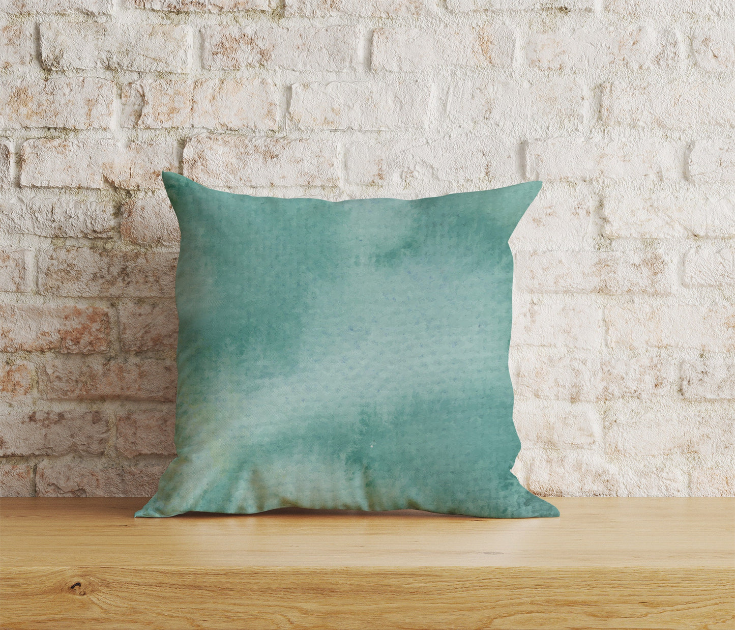 Abstract Green Print Cushion Cover Rusty Green Pillow Cover