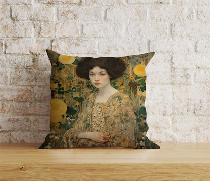 Watercolor Gustav Klimt Westwood Portrait Cushion Covers