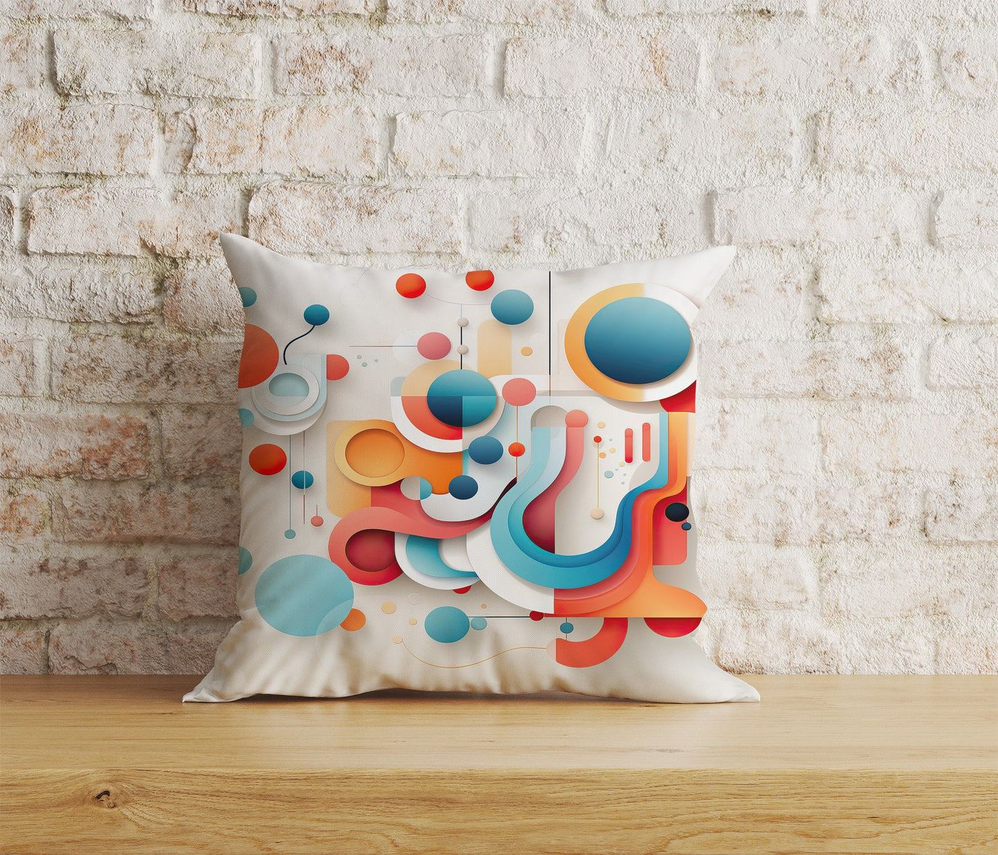 Abstract Colorful Cushion Cover Bedroom Pillow Cover
