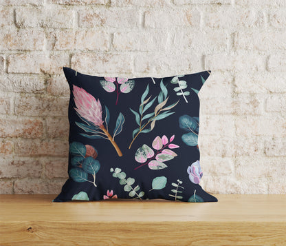 Timeless Floral Print Tropical Exotic Cushion Cover