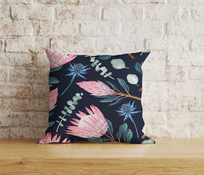 Timeless Floral Print Tropical Exotic Cushion Cover