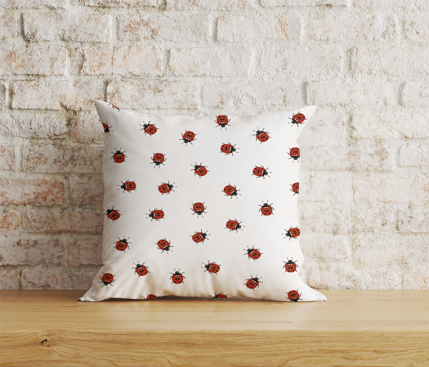 Ladybug Cushion Cover Red Ladybug Throw Pillow Covers