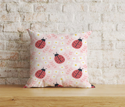 Ladybug Cushion Cover Red Ladybug Throw Pillow Covers