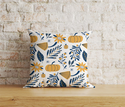 Geroclonup Floral Cushion Covers Pumpkin Sofa Pillow Cover