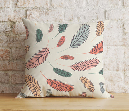 Feather Pattern Cushion Cover Wing Pattern Pillow Cover