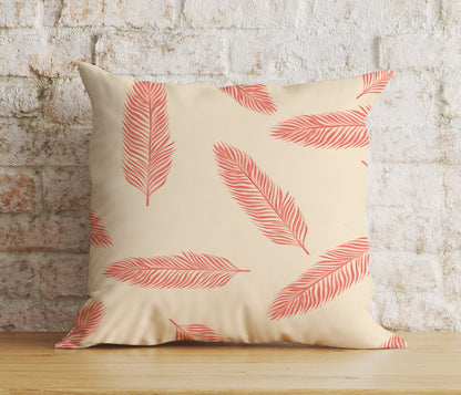 Feather Pattern Cushion Cover Wing Pattern Pillow Cover