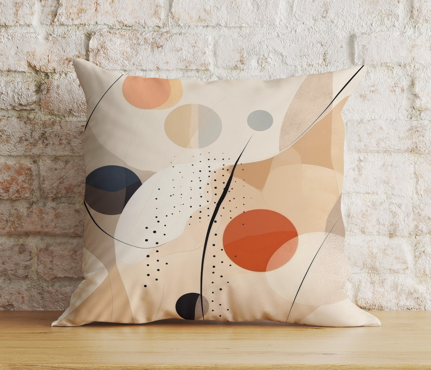 Modern Abstract Minimalist Blue Colorful Cushion Covers