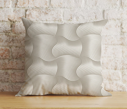 Ticking Stripe Geometric Modern Living Room Cushion Cover