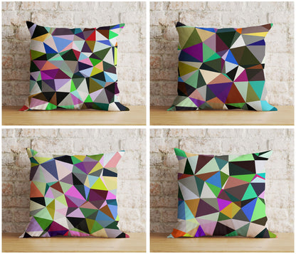 Multicolor Geometric Modern Decoration Cushion Cover