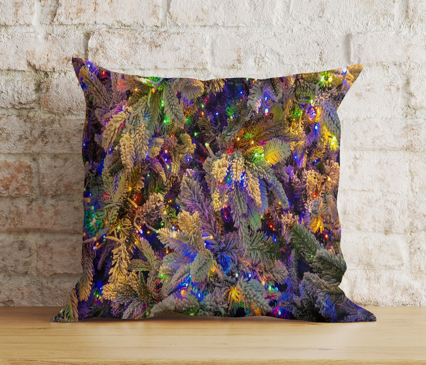 Brush Paint Cushion Cover Farmhouse Pillow Cover Colorful Bedroom Throw Cushion