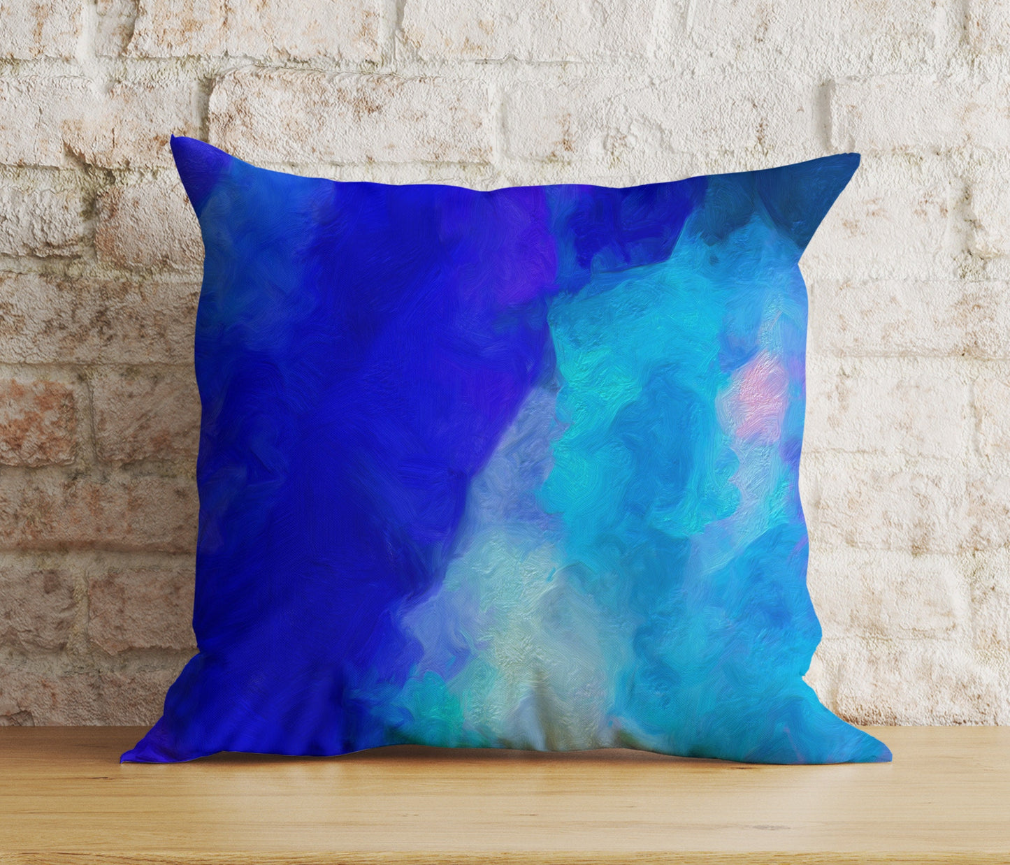 Blue Cloud Cushion Cover Navy Blue Bedroom Decorative Throw Pillow Cover