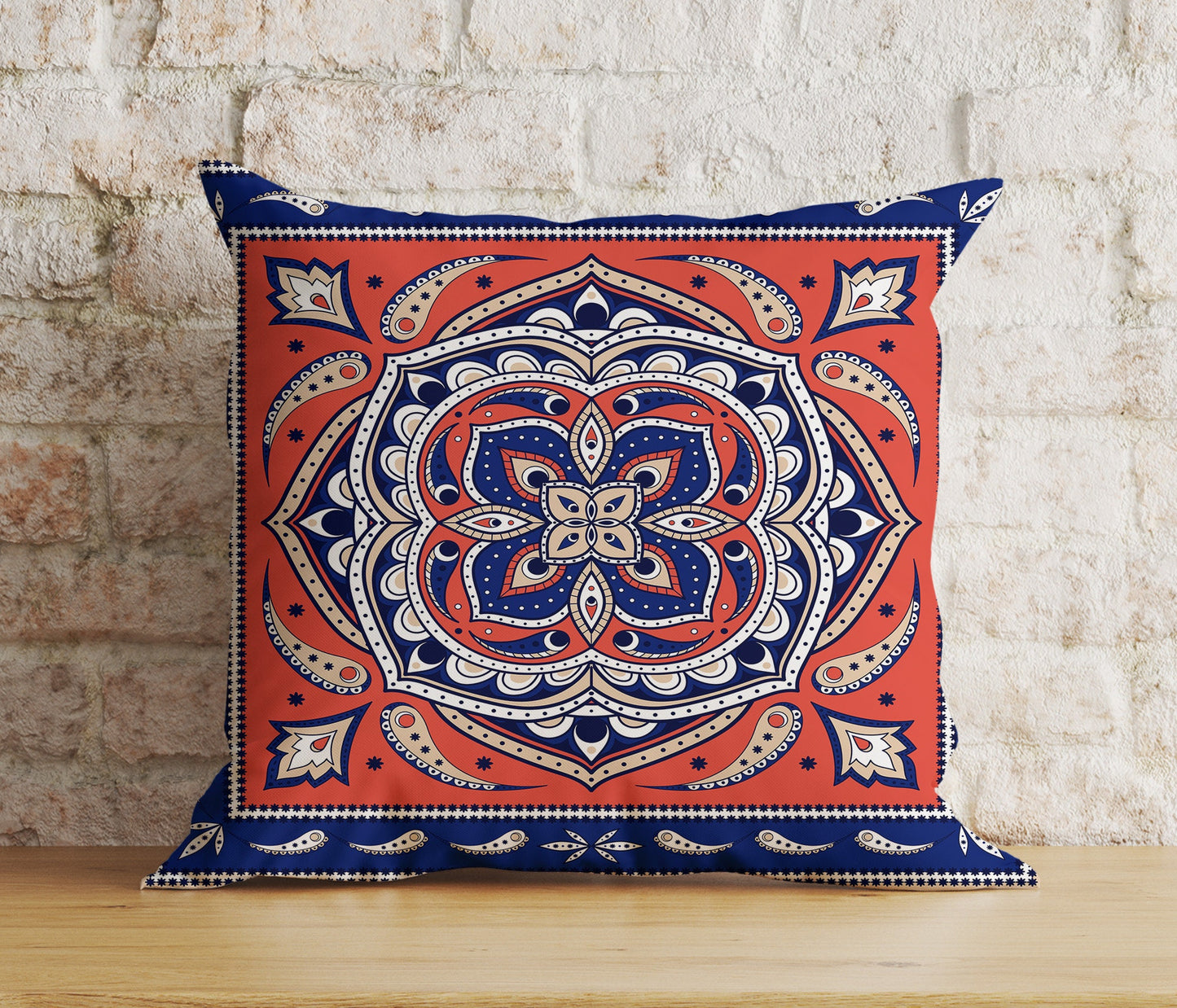 Rug Aztec Kilim Traditional Living Decor Cushion Cover