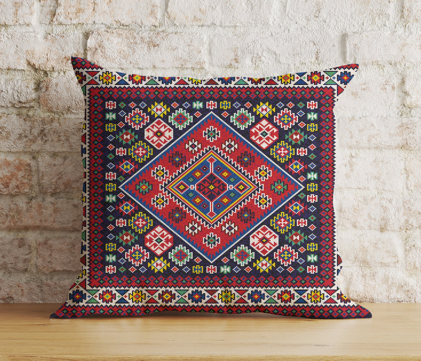 Rug Aztec Kilim Traditional Living Decor Cushion Cover