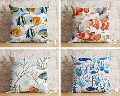 Marine & Fish Coastal Home Decoration Cushion Cover