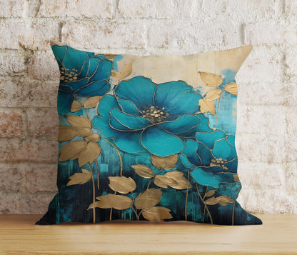 Exquisite Painted Vibrant and Artistic Floral Cushion Covers