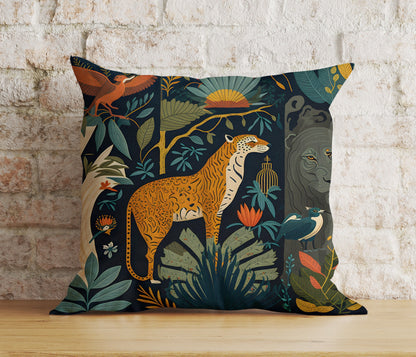 Exotic Wildlife Jungle Animal Patterns Cushion Covers