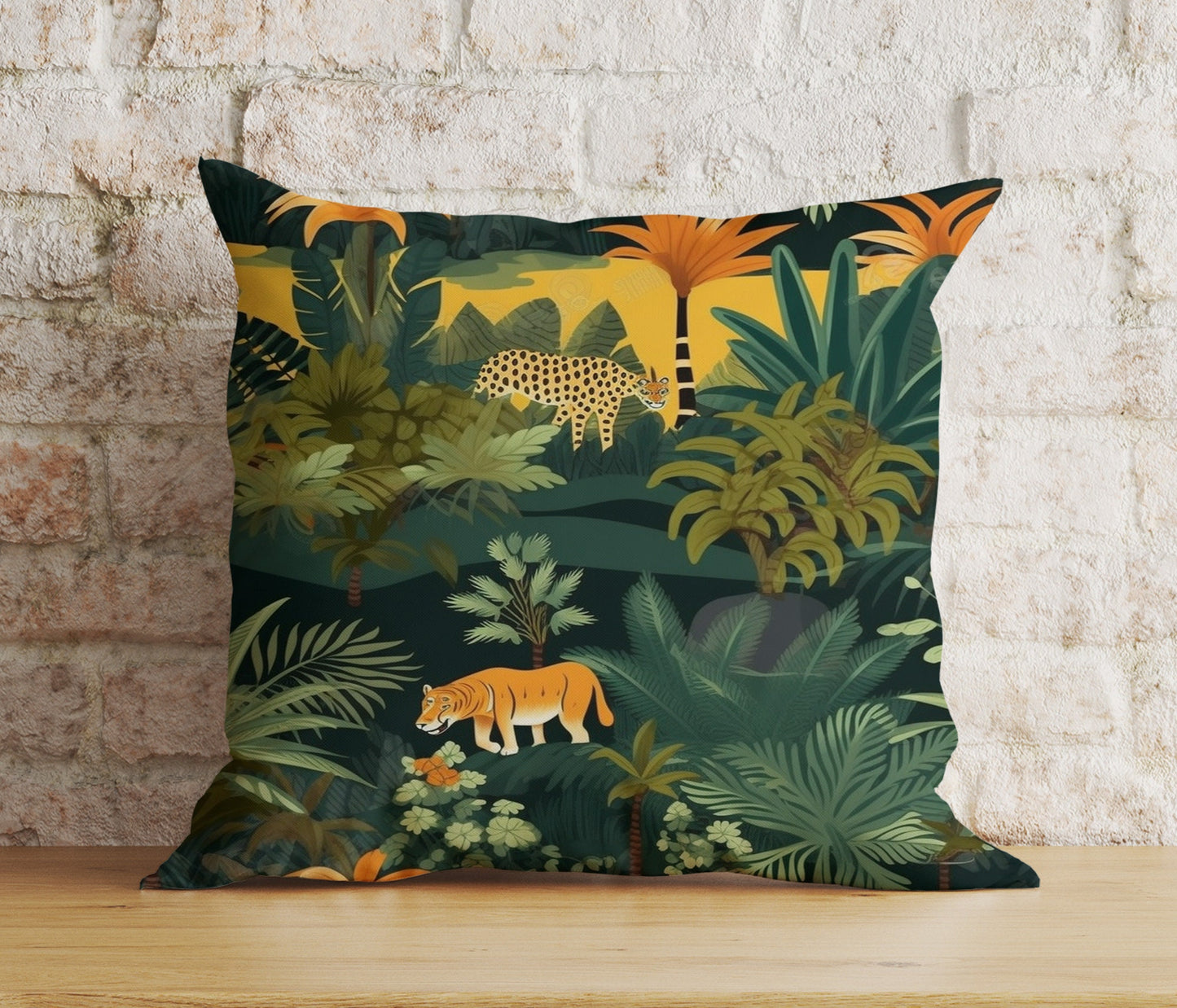 Exotic Wildlife Jungle Animal Patterns Cushion Covers