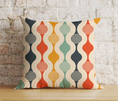 Retro Nostalgic Geometric Home Decoration Cushion Cover